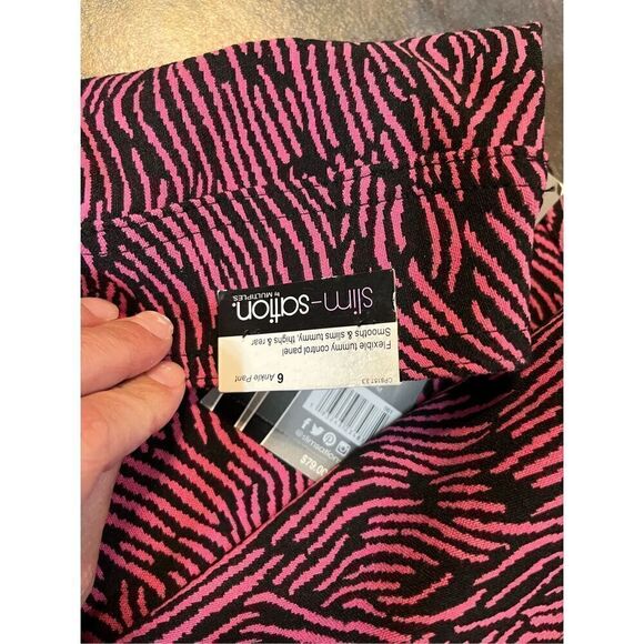 NWT Slim-sation by Multiples Reversible Pull-on Ankle Pants 6 - Picture 12 of 14